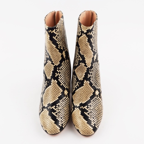 New J.CREW Size 8.5 Sadie Boots in Snake-Embossed Leather - Picture 3 of 7